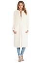 view 2 of 5 Long Faux Fur Coat in Ivory