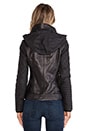 view 6 of 7 Leather Moto Jacket in Black