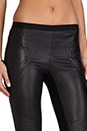 view 5 of 6 Leather Leggings in Black