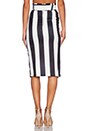 view 3 of 3 Bad Romance Skirt in Black & White