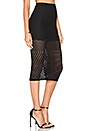 view 2 of 5 At First Sight Knit Skirt in Black