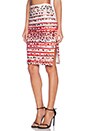 view 3 of 5 Playing Dangerous Skirt in Red Leopard Stripe