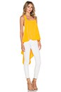 view 3 of 4 Channel Orange Tank in Saffron