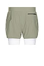 view 2 of 4 Tetra-lite 5 Liner Short in Sage/white