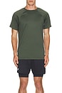 view 3 of 4 Aerosilver Fitted Tee in Olive