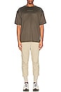 view 5 of 5 Nano Mesh Oversized Tee in Deep Taupe