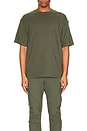 view 4 of 5 Cotton Plus Oversized Tee in Hunter Green