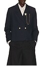 view 1 of 5 Blazer Transpassado in Navy