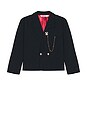 view 5 of 5 Blazer Transpassado in Navy