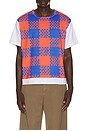 view 1 of 4 Shepards Check T-Shirt in Red
