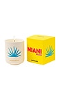 view 1 of 3 Miami Beach Travel From Home Candle in Yellow