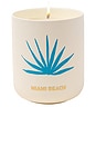 view 2 of 3 Miami Beach Travel From Home Candle in Yellow