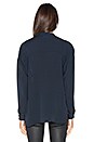 view 3 of 5 Laila Silk Top in Navy