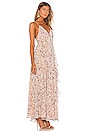 view 2 of 3 ROBE MAXI HOLLAND in Peach Grey Floral