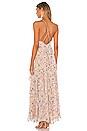 view 3 of 3 ROBE MAXI HOLLAND in Peach Grey Floral