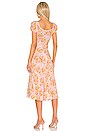 view 3 of 3 Caprice Dress in Pink Papaya Floral