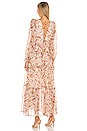 view 4 of 4 Fleur Dress in Peach Dusty Rose Floral