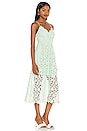 view 2 of 3 ROBE MI-LONGUE LACE A LINE in Mint