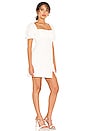 view 2 of 3 Puff Sleeve Mini Dress in Off White