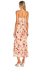 view 3 of 3 Coralie Dress in Rose Olive Tropical