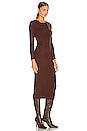 view 2 of 4 Alora Sweater Dress in Dark Brown