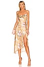 view 1 of 3 Gaia Dress in Mustard Floral