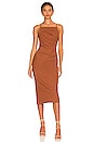 view 1 of 3 l Armona Dress in Brown
