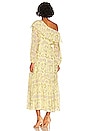view 3 of 3 Kaylani Dress in Yellow Grey Floral