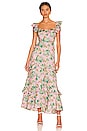 view 2 of 4 Lysette Midi Dress in Orchid Green Floral