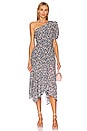 view 1 of 3 Santorini Dress in Blue & Peach Multi Floral