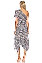 view 3 of 3 Santorini Dress in Blue & Peach Multi Floral