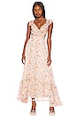 view 1 of 3 Primrose Dress in Peach Multi Floral