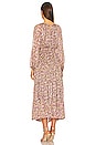 view 4 of 4 Freya Midi Dress in Pink & Brown Floral