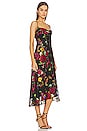 view 2 of 3 Gaia Dress in Black & Red Floral