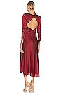 view 3 of 3 Gracie Dress in Merlot
