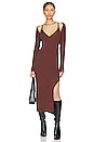 view 1 of 4 Abella Dress in Brown