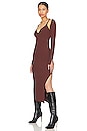 view 3 of 4 Abella Dress in Brown