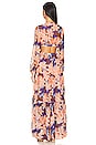 view 3 of 3 Lively Dress in Brown Coral Floral