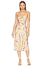 view 1 of 3 Mariela Dress in Mustard & Pink Floral