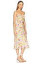 view 2 of 3 Mariela Dress in Mustard & Pink Floral