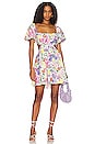 view 1 of 3 Clarita Dress in Pink & Yellow Multi Floral