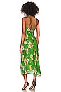 view 3 of 3 Gaia Dress in Green & Pink Floral