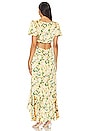 view 3 of 3 Dayanara Dress in Green & Yellow Floral