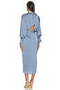 view 3 of 3 Sadyra Dress in Slate Blue