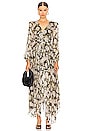 view 1 of 3 ROBE MAXI AYANA in Cream Black Floral