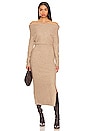 view 1 of 3 Cora Sweater Dress in Taupe
