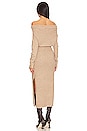 view 3 of 3 Cora Sweater Dress in Taupe