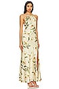 view 2 of 3 Elynor Dress in Gold Floral