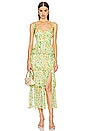 view 1 of 3 Midsummer Dress in Yellow Green Multi