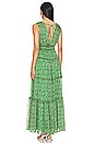 view 3 of 3 Edessa Dress in Green Pink Floral